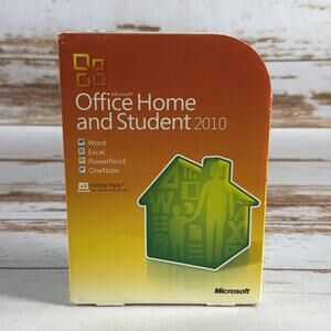 Genuine Microsoft Office 2010 Home and Student Family Pack 3 PCs Product Key